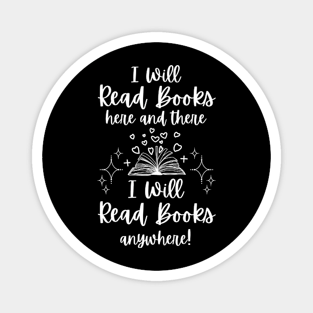 I Will Read Book Magnet by The WYLD Tribe